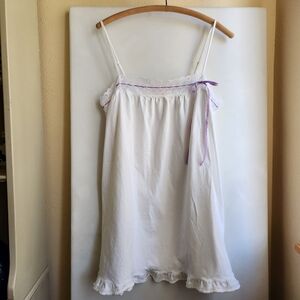 Victoria's secret lace trimmed cotton teddy